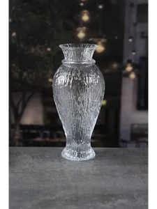 Royal Classics Ваза стеклянная 13*29 см, цвет прозрачный 69011