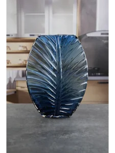 Royal Classics Ваза стеклянная 20*32 см, цвет синий 68973