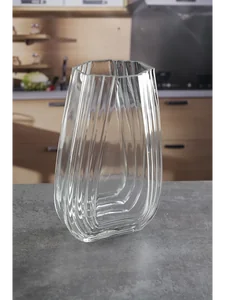 Royal Classics Ваза стеклянная 27*17 см, цвет прозрачный 68962
