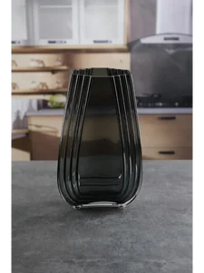 Royal Classics Ваза стеклянная 27*17 см, цвет серый 68964