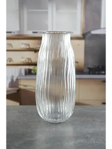Royal Classics Ваза стеклянная 9*30 см, цвет прозрачный 68959