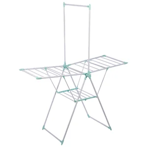Сушилка для белья напольная двухуровневая CD-05, со штангой, 158,5*70*195 см 109605-SK