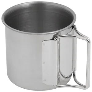 MALLONY Кружка большая из нержавеющей стали Camp-S13, объём: 350 мл 991026-SK