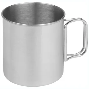 MALLONY Кружка для кемпинга Camp-S18 из нержавеющей стали, объём: 350мл 109450-SK