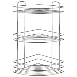 Mallony Полка угловая 3-ярусная BASIC, хром 111178-SK