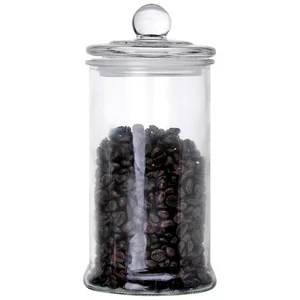MALLONY Стеклянная банка для сыпучих продуктов с крышкой BANCA, объем: 0.9 л 003602-SK