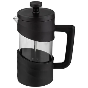 MALLONY Френч-пресс La Caffetteria, объём: 350 мл, в пластиковом корпусе, цвет: чёрный 108407-SK