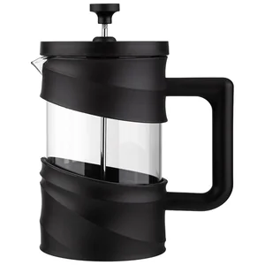MALLONY Френч-пресс La Caffetteria, объём: 800 мл, в пластиковом корпусе, цвет: чёрный 108409-SK