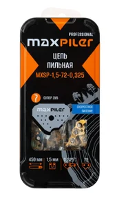 MAXPILER Цепь пильная MXSP-1,5-72-0,325 (GCS52-D1.GCS52-C2.Парма 2М Carver) металл. коробка