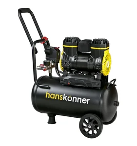 Hanskonner Компрессор воздушный безмасляный 1450 Вт, 240л/мин, ресивер 24л, 8 бар HAC241