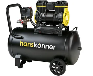 Hanskonner Компрессор воздушный безмасляный 1450Вт, 240л/мин, ресивер 50л, 8 бар HAC501