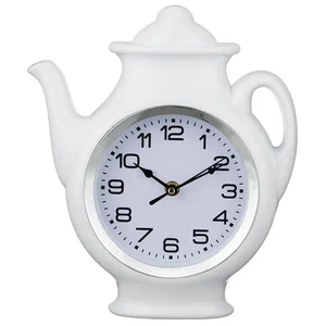 Lefard Настенные кварцевые часы CHEF KITCHEN белые 25*30*5 см. диам циферблата=14 см. 220-215