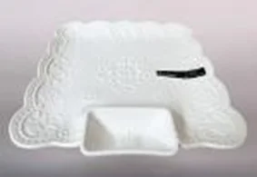 КОРАЛЛ Блюдо сервировочное с соусницей 26*25 см 9082