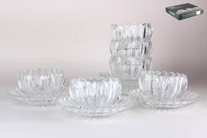 КОРАЛЛ Набор сервировочный ваз на 6 персон (12 пр.)  lce 7223