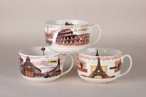 КОРАЛЛ Кружка - бульонница 700 мл. 8902 микс