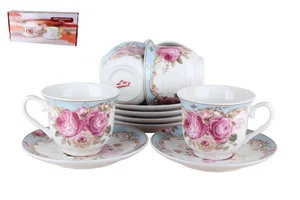 КОРАЛЛ Набор чайный 12 пр. Бель флер NKY12-L-F02