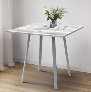 НИКА Стол кухонный обеденный СКО1/ДВШ дуб шавиниган/матовый серый