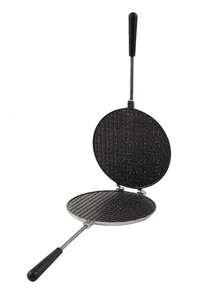 Кукмара Форма для выпечки Вафельница 20 см с антипригарным покрытием (темный мрамор) фмт04а