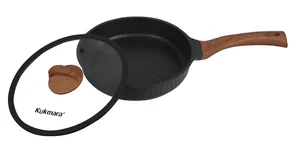 Кукмара Сковорода 280мм с ручкой, со стеклянной крышкой, АП линия Stella (ristretto) сср281а