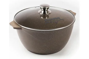 МЕЧТА Кастрюля 6 л АП Гранит brown 46806