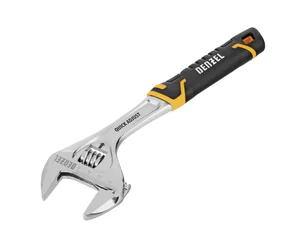 Denzel Ключ разводной, 250 мм (раскрытие до 38 мм), CrV, с быстрым сбросом, кованый, TPR рукоятка 15743