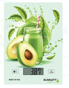 SCARLETT Весы кухонные SC-KS57P74 Green Line