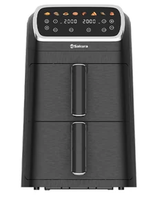 Sakura Аэрогриль SA-7694BK 2чаши по 5л, таймер