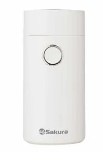 SAKURA Кофемолка SA-6171W 200Вт 50гр белый