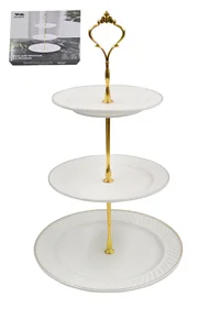 Lavenir Ваза для фруктов 3-х ярусная Престиж 690-670