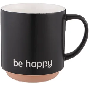 Lefard Кружка be Happy 410 Мл Черная 260-977