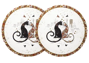Lefard Набор Подстановочных Салфеток Парижские Коты Из 2 Шт., Диаметр=38 См 771-146