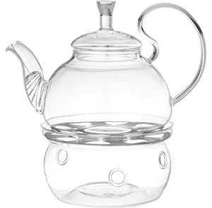 Lefard Чайник Заварочный Agness С Фильтром Из Нжс И Стекл. Подставкой Для Подогрева 600 Мл 887-254