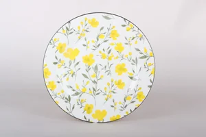 КОРАЛЛ Тарелка десертная 20см Лютики ZX2501-8FP