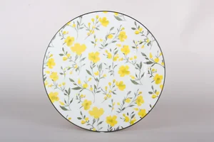 КОРАЛЛ Тарелка обеденная 23см. Лютики ZX2501-9FP