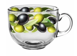 ДЕКОСТЕК Кружка для бульона 450 мл Оливки 2027-Д