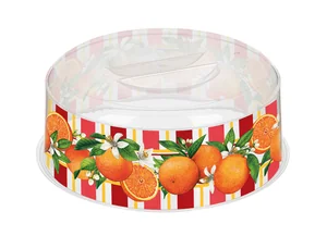 DELTA Крышка для СВЧ "Bergamo" 250 мм с декором Сицилия (бесцветный) 223136101/00