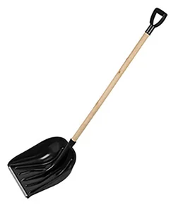 Mallony Лопата снег. пласт.405*400 (в сборе с мет. пл, дер. чер. и V-пл.ручкой) Мороз 109138-SK