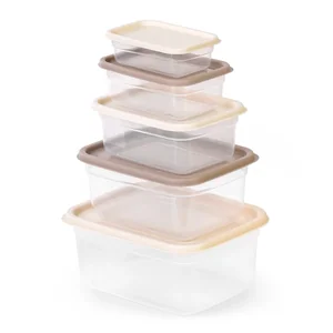 АЛЬТЕРНАТИВА Набор емкостей для СВЧ МАТРЕШКА 0,2л+0,4л+0,7л+1,2л+1,9л М9174 КАКАО/БЕЖЕВЫЙ