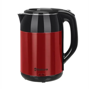 SAKURA Электрический чайник 1,8л черн/красный металлик SA-2168MBR