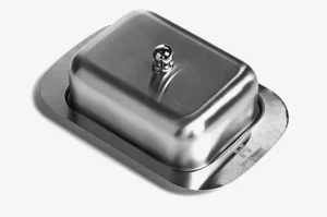 HOFFMANN Масленка с крышкой из нерж.стали, матовая НМ 1216