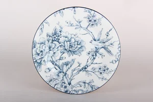 КОРАЛЛ Тарелка десертная 20см Blue garden ZX2561-80FP