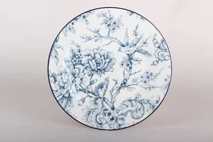 КОРАЛЛ Тарелка обеденная 23см. Blue garden ZX2561-90DP