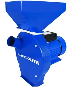 ELECTROLITE Зернодробилка ИЗБ-2 (2.5 кВт, бункер метал., круговое сито 4шт., 20 лезвий, зерно/кукуруза 400 кг, об. 2850, вес 19,5 кг.)