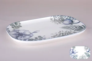 КОРАЛЛ Блюдо 29х19.5х2см. Cotton 6968