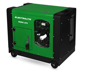 ELECTROLITE Генератор бенз. 9000C ATS (в комплекте с блоком автоматики), (4-х так, 8кВт, 2,6л/ч, 16л.с, двигат.445 куб.см.,бак 25л, автозапуск)