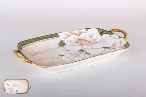 КОРАЛЛ Блюдо сервировочное 30х16х4см Soft peony 8548