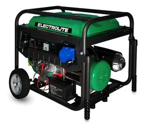 ELECTROLITE Генератор бенз. 9000S (7.0-8.0 кВт,эл. стартер, двиг. 445 куб.см, 17л.с, 2л/ч, вес 92 кг)