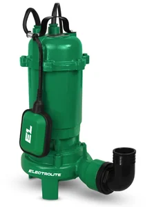 ELECTROLITE Насос фекальный PFB 2200 (230В, 2200Вт, забор воды нижний, высот.подъем.воды 20м, 400мин/л, крыльчатка-чугун)