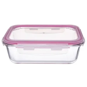 Appetite Контейнер прямоугольный 20х15х6,5см/1,04л розовый, SL1040RF