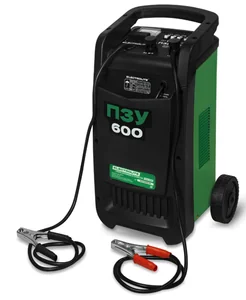 ELECTROLITE Пуско-зарядное устройство ПЗУ-600 (Вых. напр.-12/24В, Зар. ток-55/60А, Пуск. ток-500/540А, Ёмкость АКБ-80-700Ач, Вес-17,5кг)